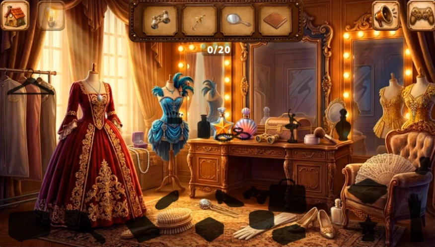 Everything is in place Rare finds cozy room arrangement scene
