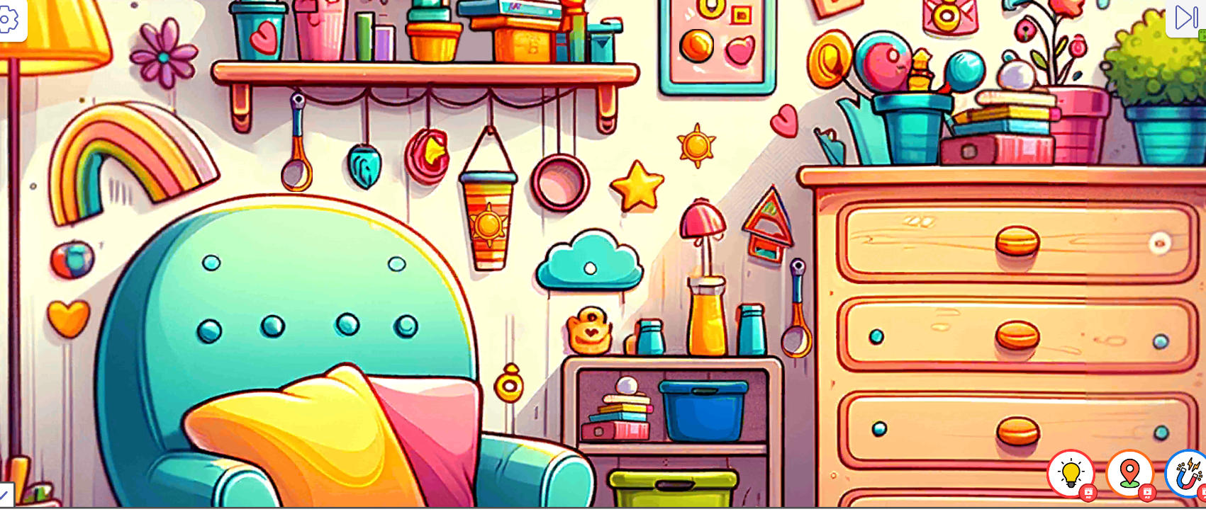 Find Out Hidden Objects search and find puzzle level