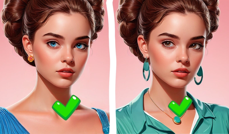 Find the Differences: A Colourful World hidden object poster