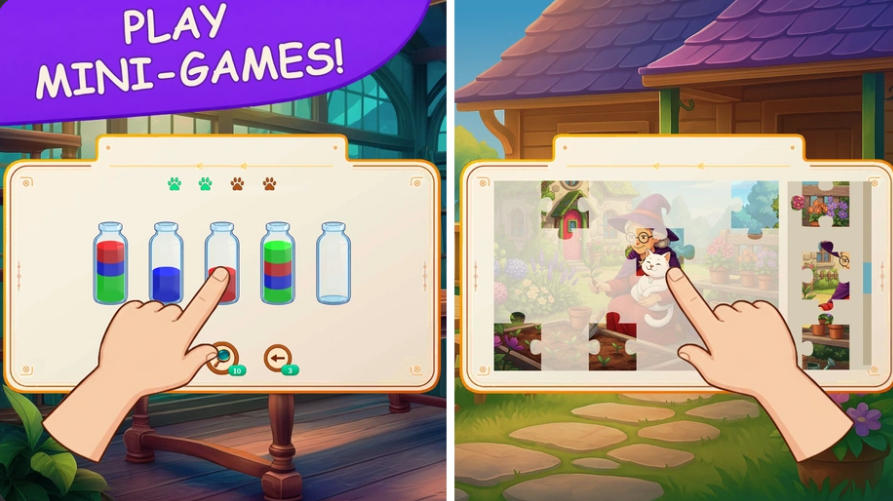 Firson's Riddles Hidden Object mobile zoom and hint gameplay