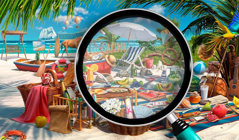 Hidden Objects: Caribbean Voyage hidden object poster