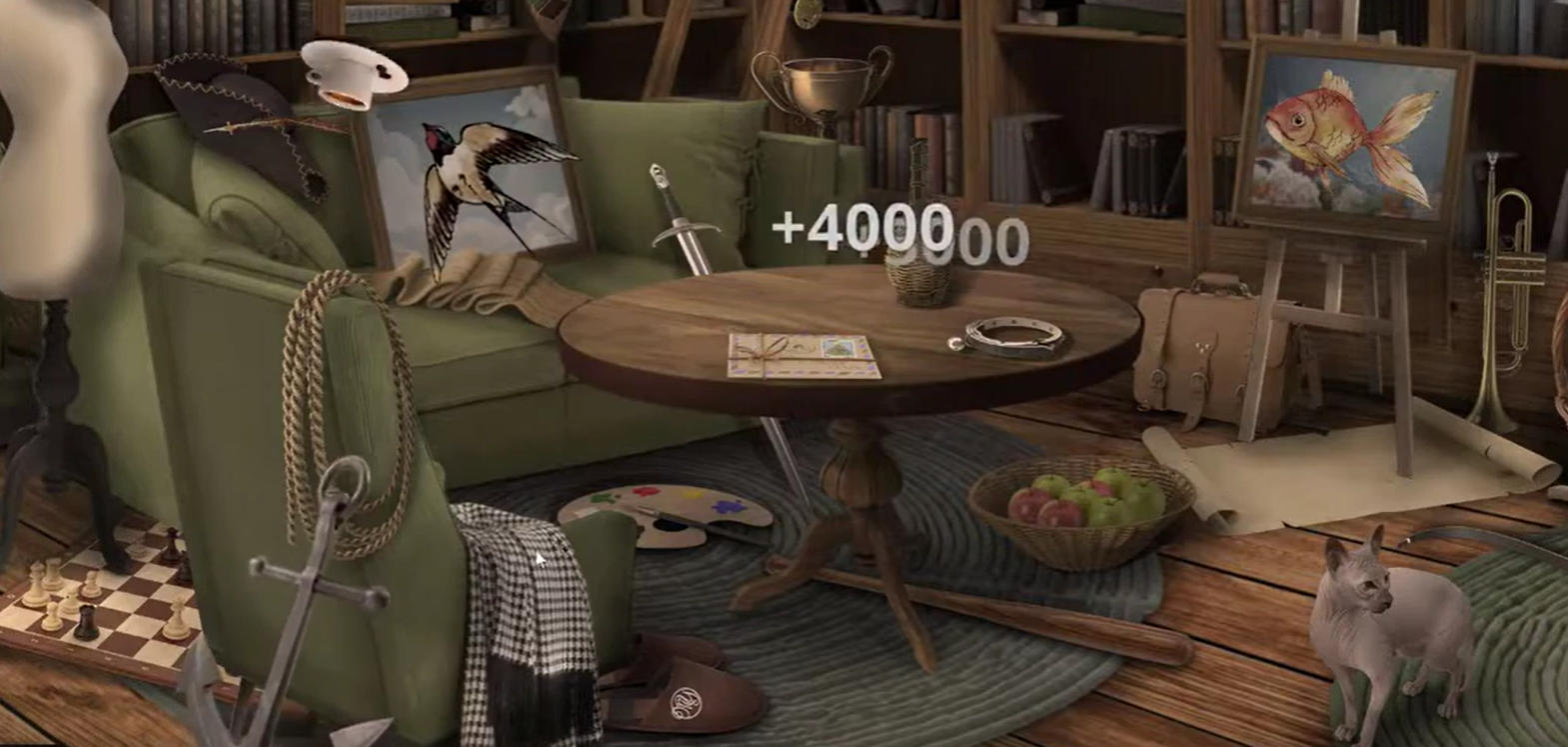 Hidden Object Detective Holmes Heirloom matching pairs gameplay