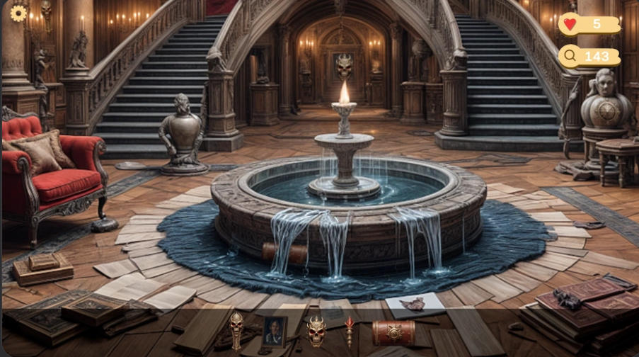 Hidden Object Bloodline Legacy grand castle hall search