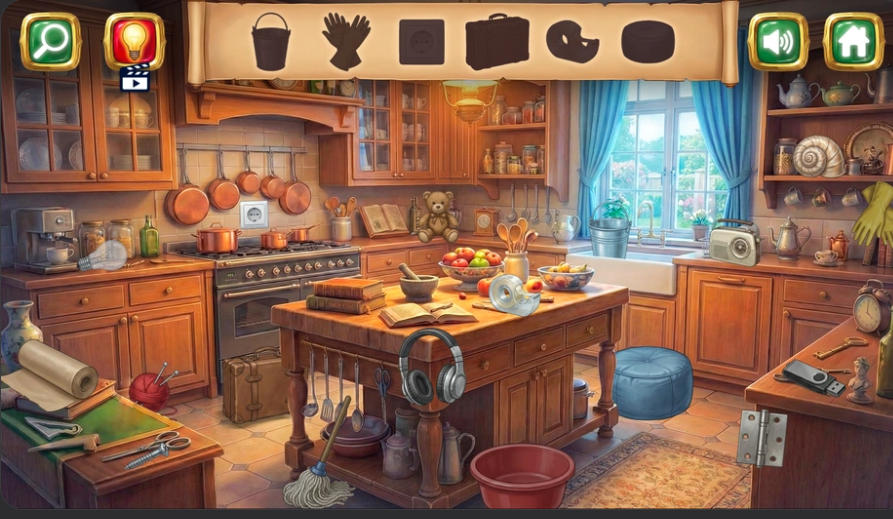 Hidden Objects Family Manor hidden item list