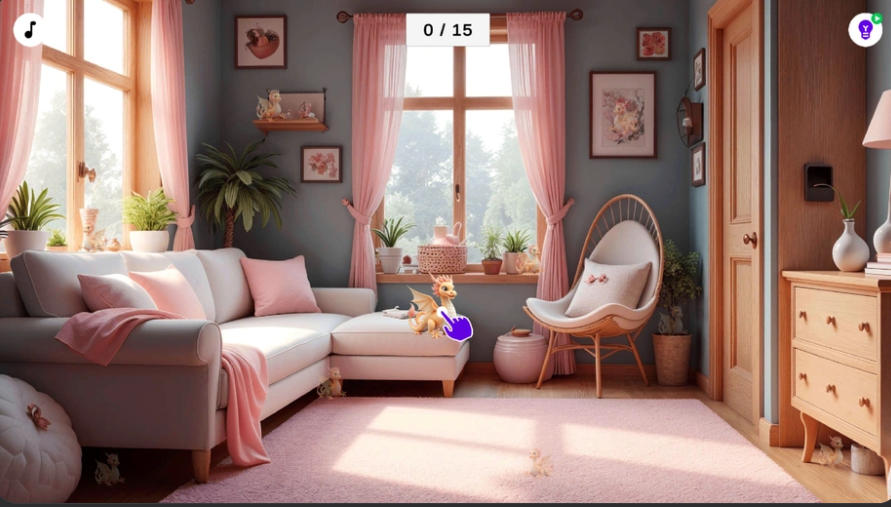 Hidden Objects Find and Sort relaxing browser game