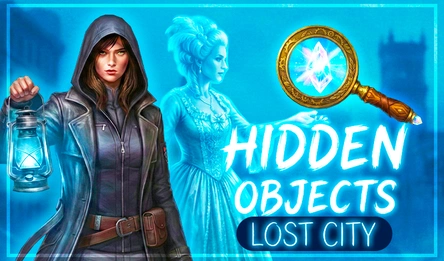 Hidden Objects: Lost City game card