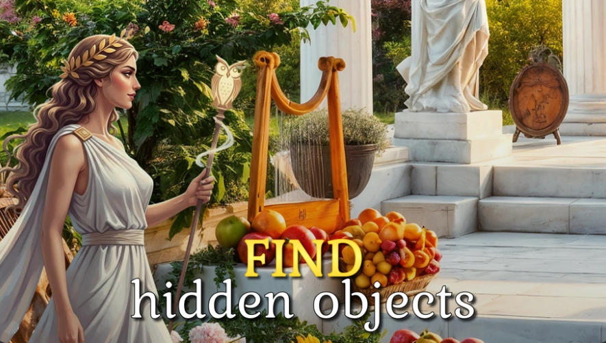 Hidden objects: Lost Island 2 ancient civilization artifact scene