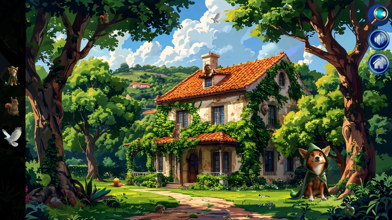 Hidden Objects South farm or station scene with object list