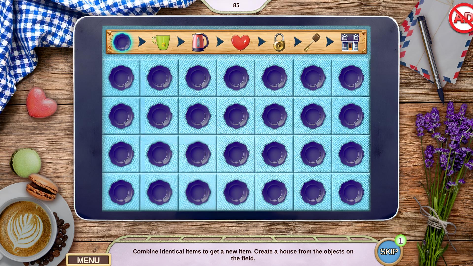 Hidden Objects Sweet Home 2 room customization view