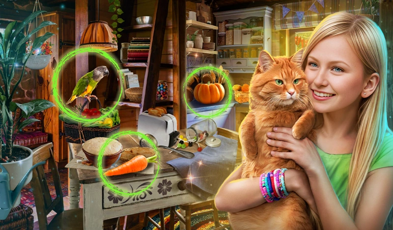 Hidden Objects: Sweet Home hidden object poster