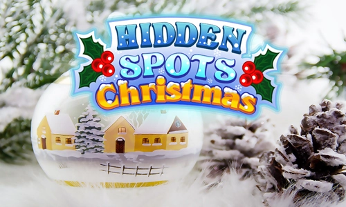 Hidden Spots Christmas game card