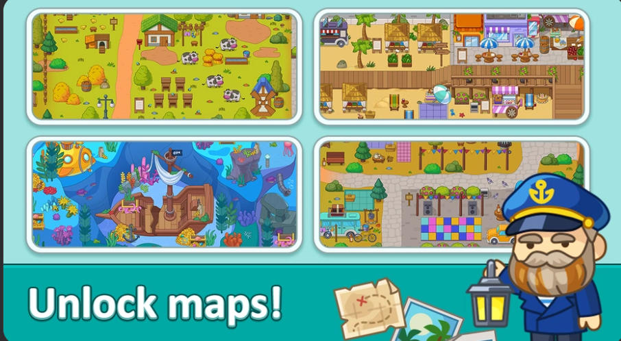 Lost&Found: Find it all! unlock Park Boardwalk Undersea maps