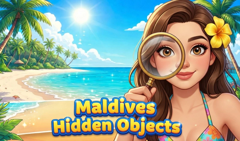 Maldives Hidden Objects hidden object poster