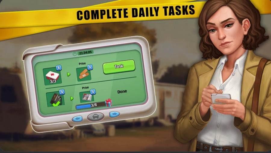 Merge Detective - Forbidden Secret daily detective tasks