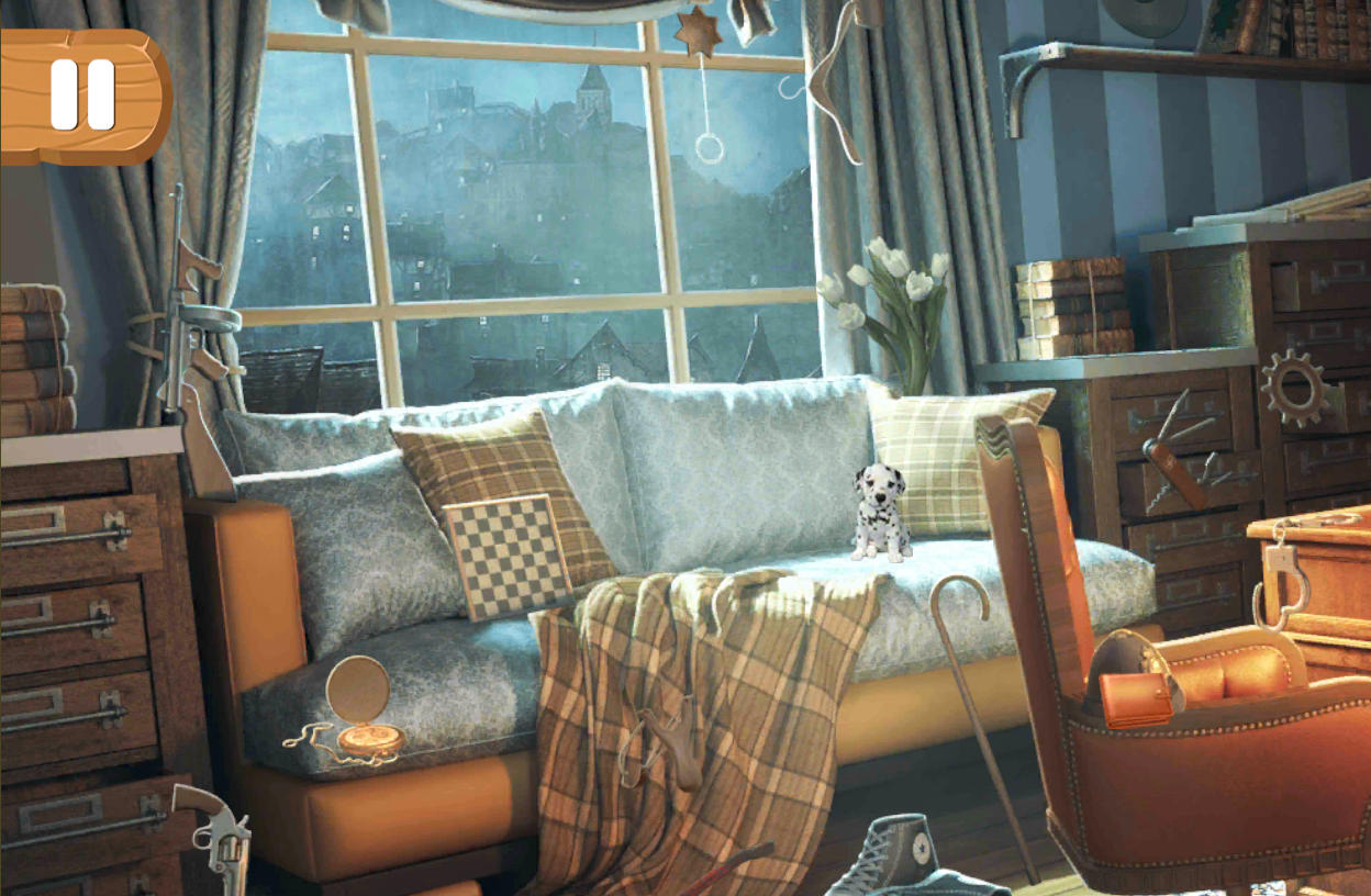 Mystery of the Old House Hidden Objects mystery clue scene