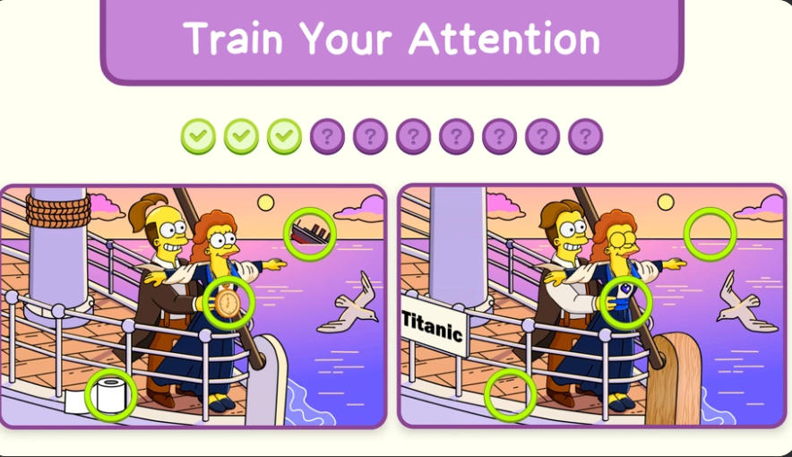 Spot the Differences The Best ocean liner deck picture pair