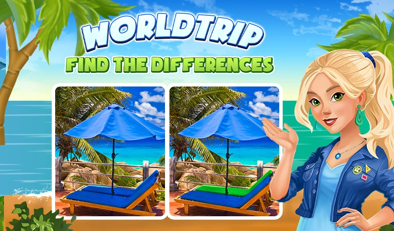 Worldtrip Find the differences game card